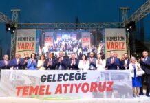 Değirmenlik Akıncılar Belediyesi’nin yeni hizmet binasının temeli törenle atıldı