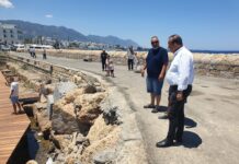 Ataoğlu, Girne Antik Liman’daki iskele çalışmalarını inceledi