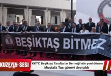 KKTC Beşiktaş Taraftarlar Derneği’nde bayrak değişimi: Başkanlığa Mustafa Taş seçildi