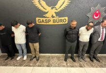 AVM’de denetim yaparken görüntülenen 6 şüpheli yakalandı