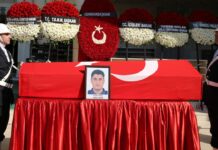 Şehit polisimiz Denizli’de son yolculuğuna uğurlandı