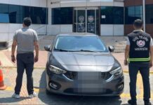 Mersin’de drift atan sürücüye 140 bin lira ceza kesildi
