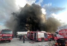 Şanlıurfa’da 10 katlı binada yangın