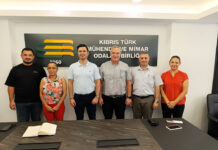 İSG-BİR heyeti KTMMOB’yi ziyaret etti