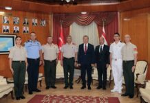 Üstel, GKK Komutanı Tümgeneral Görgülü’yü kabul etti: Vatan ordusuyla güvendeyiz