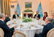 Erhürman, Guterres ve Hristodulidis akşam yemeğinde bir araya geldi