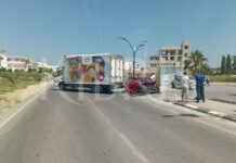 Bafra Turizm Bölgesi’nde trafik kazası: Yaralanan olmadı