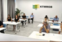 Binaların yangından korunmasına ilişkin eğitim veriliyor