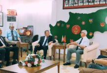 Başbakan Üstel, TMT Mücahitler Derneği’ni ziyaret etti