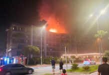 Antalya’da otel yangını
