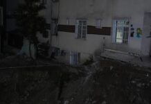 İstanbul’da inşaat çalışmasında zarar gören bina tahliye edildi