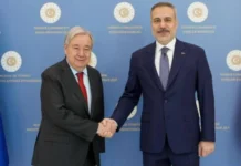 Fidan-Guterres telefon görüşmesi yaptı