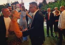 Erhürman rahatsızlığı ardından 11 Temmuz Basın Günü resepsiyona katıldı
