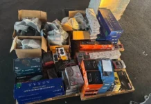 Gazimağusa’da 200 bin TL’lik elektronik eşyaya el konuldu, 600 bin TL ceza yazıldı