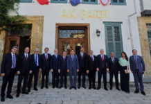 AK Parti ve Yeni Azerbaycan Partisi heyetlerinden AK Parti KKTC Temsilciliğine ziyaret