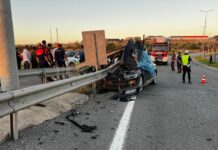 Kayseri’de düğün konvoyunda kaza: 1 kişi öldü, 4 kişi yaralandı