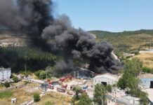 Kocaeli’de fabrika yangını: 1 ölü, 2 yaralı