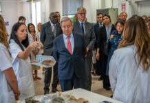 KŞK, Guterres’in Antropoloji Laboratuvarı’nı ziyaretini memnuniyetle karşıladı