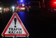 Ehliyetsiz ve alkollü sürücü polis aracıyla çarpıştı: 2’si polis 3 yaralı