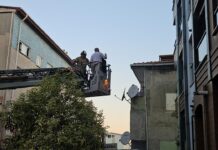 İstanbul’da 5 katlı binada çıkan yangın korkuttu