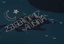 Şehitlerin anısına gökyüzüne yazı yazıldı